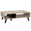Loftscape Table basse Pesaro - Imitation chêne artisan / Noir -Meubles de salon Soldes 1000348099 220603 010 IMAGE P000000001000348099