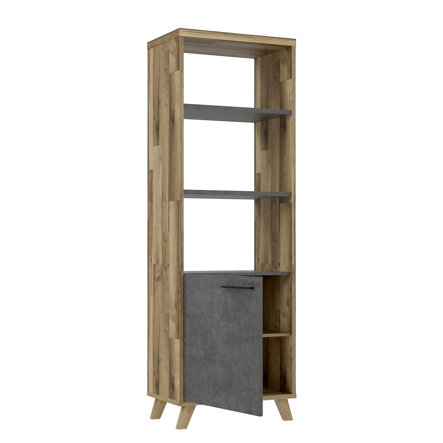 Fredriks Étagères de bureau Winster - Imitation chêne / Imitation béton 7 Fredriks Étagères de bureau Winster - Imitation chêne / Imitation béton – Image 5