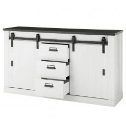 Ridgevalley Enfilade Shutter I - Imitation pin blanc 16 Ridgevalley Enfilade Shutter I - Imitation pin blanc -Meubles de salon Soldes 1000348674 220505 040 DETAILS P000000001000348674