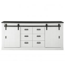 Ridgevalley Enfilade Shutter II - Imitation pin blanc -Meubles de salon Soldes 1000348676 220505 030 DETAILS P000000001000348676