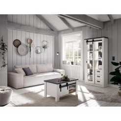 Ridgevalley Vitrine Shutter - Imitation pin blanc -Meubles de salon Soldes 1000348680 220505 021 MOOD DETAILS P000000001000348680 mood