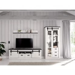 Ridgevalley Vitrine Shutter - Imitation pin blanc -Meubles de salon Soldes 1000348680 220505 022 MOOD DETAILS P000000001000348680 mood