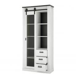 Ridgevalley Vitrine Shutter - Imitation pin blanc -Meubles de salon Soldes 1000348680 220505 050 DETAILS P000000001000348680