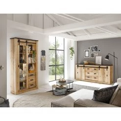 Ridgevalley Vitrine Shutter - Imitation chêne -Meubles de salon Soldes 1000348691 220505 022 MOOD DETAILS P000000001000348691 mood