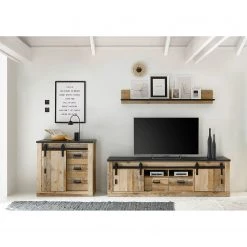 Ridgevalley Meuble TV Shutter II - Imitation chêne 13 Ridgevalley Meuble TV Shutter II - Imitation chêne -Meubles de salon Soldes 1000348694 220505 021 MOOD DETAILS P000000001000348694 mood