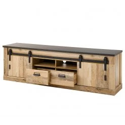 Ridgevalley Meuble TV Shutter II - Imitation chêne 16 Ridgevalley Meuble TV Shutter II - Imitation chêne -Meubles de salon Soldes 1000348694 220505 040 DETAILS P000000001000348694