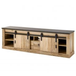 Ridgevalley Meuble TV Shutter II - Imitation chêne 17 Ridgevalley Meuble TV Shutter II - Imitation chêne -Meubles de salon Soldes 1000348694 220505 050 DETAILS P000000001000348694