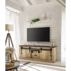 Ridgevalley Meuble TV Shutter I - Imitation chêne 14 Ridgevalley Meuble TV Shutter I - Imitation chêne -Meubles de salon Soldes 1000348695 220505 021 MOOD DETAILS P000000001000348695 mood