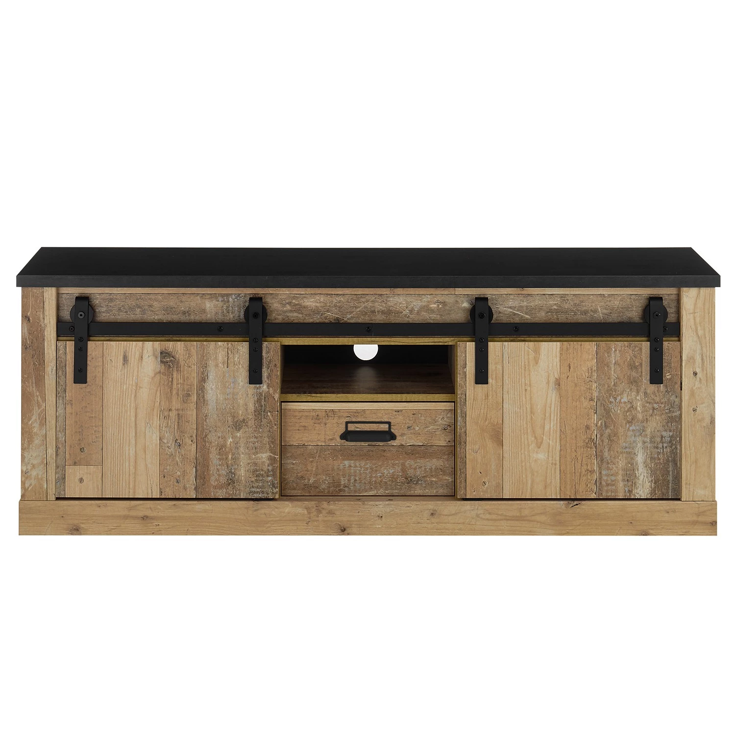 Ridgevalley Meuble TV Shutter I - Imitation chêne 8 Ridgevalley Meuble TV Shutter I - Imitation chêne – Image 6