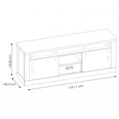 Ridgevalley Meuble TV Shutter I - Imitation chêne 20 Ridgevalley Meuble TV Shutter I - Imitation chêne -Meubles de salon Soldes 1000348695 220505 500 SKETCH DETAILS P000000001000348695 sketch