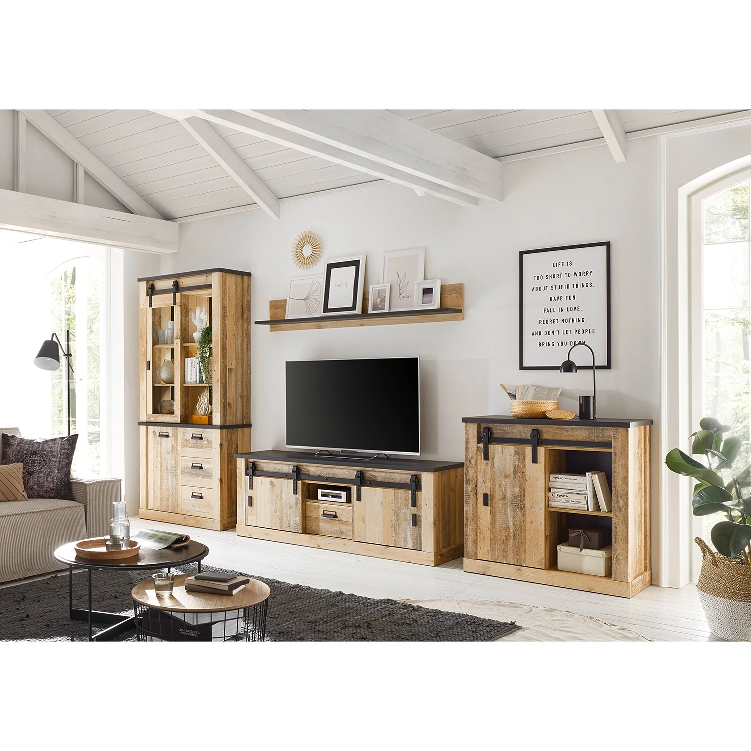 Ridgevalley Buffet Shutter I - Imitation chêne 7 Ridgevalley Buffet Shutter I - Imitation chêne – Image 5