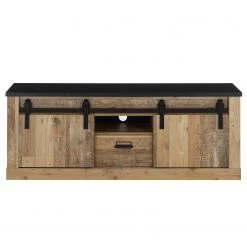 Ridgevalley Ensemble meubles TV Shutter I (3 élém.) - Imitation chêne -Meubles de salon Soldes 1000348722 220505 031 DETAILS P000000001000348722