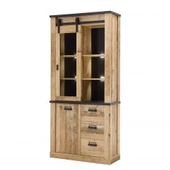 Ridgevalley Ensemble meubles TV Shutter III (3 él.) - Imitation chêne -Meubles de salon Soldes 1000348724 220505 030 DETAILS P000000001000348724