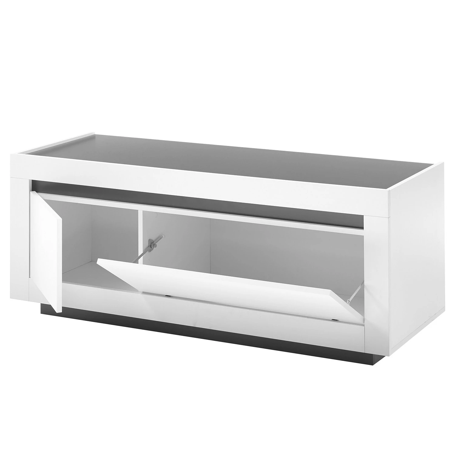 Loftscape Meuble TV Accra I - Blanc / Anthracite 8 Loftscape Meuble TV Accra I - Blanc / Anthracite – Image 6