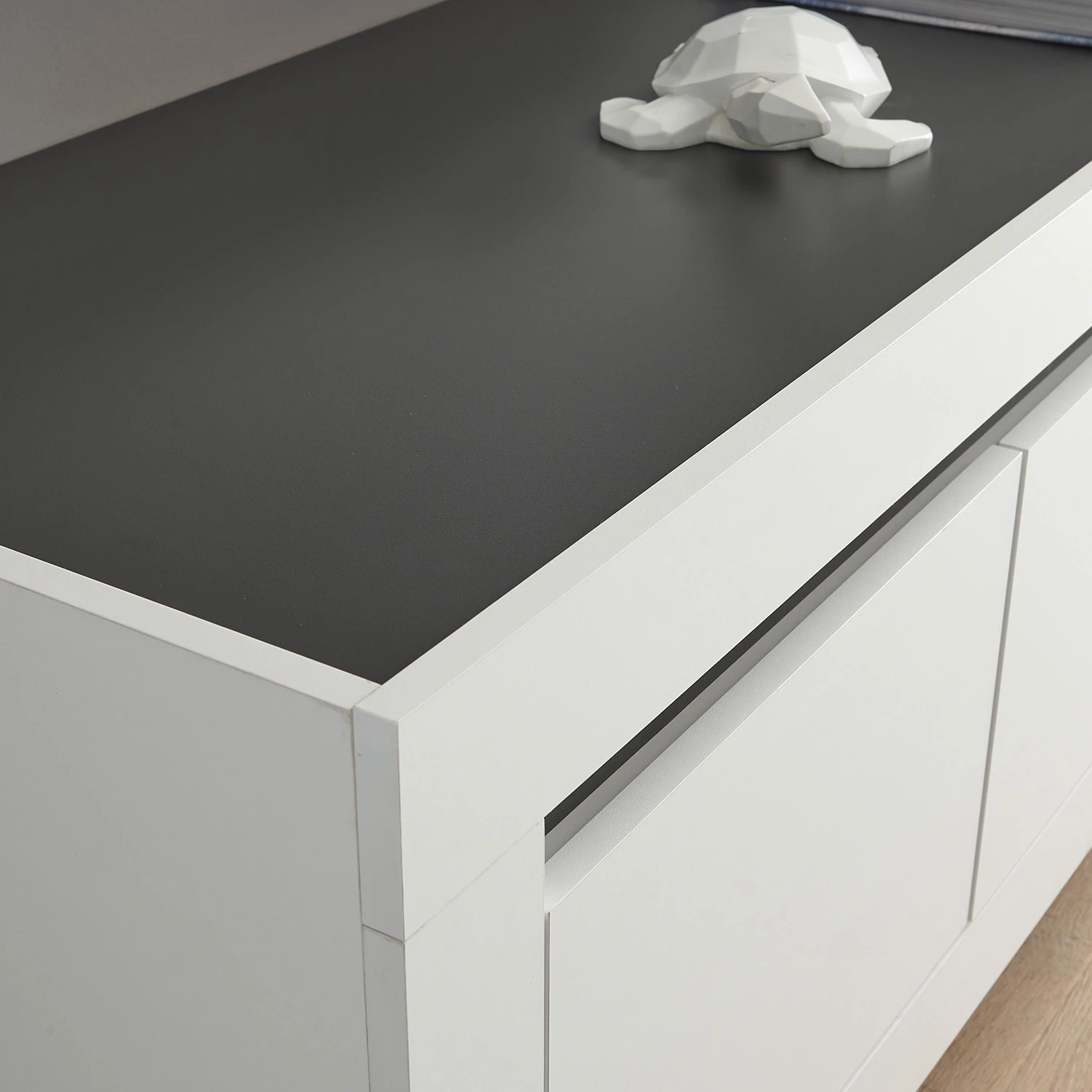 Loftscape Meuble TV Accra I - Blanc / Anthracite 9 Loftscape Meuble TV Accra I - Blanc / Anthracite – Image 7