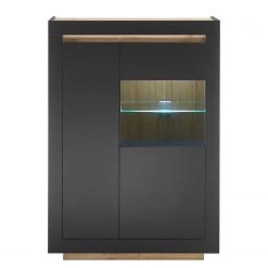 Loftscape Buffet haut Accra - Anthracite / Imitation chêne 13 Loftscape Buffet haut Accra - Anthracite / Imitation chêne -Meubles de salon Soldes 1000348821 220506 030 DETAILS P000000001000348821