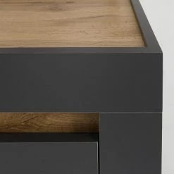 Loftscape Buffet haut Accra - Anthracite / Imitation chêne 15 Loftscape Buffet haut Accra - Anthracite / Imitation chêne -Meubles de salon Soldes 1000348821 220506 032 DETAILS P000000001000348821