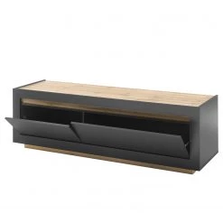 Loftscape Ensemble meubles TV Accra III (3 élém.) - Anthracite / Imitation chêne -Meubles de salon Soldes 1000348826 220506 032 DETAILS P000000001000348826