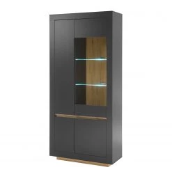 Loftscape Ensemble meubles TV Accra II (4 élém.) - Anthracite / Imitation chêne -Meubles de salon Soldes 1000348832 220506 036 DETAILS P000000001000348832