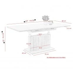 Loftscape Table basse Pittsford - Imitation chêne 7 Loftscape Table basse Pittsford - Imitation chêne -Meubles de salon Soldes 1000349812 220505 500 SKETCH DETAILS P000000001000349812 sketch