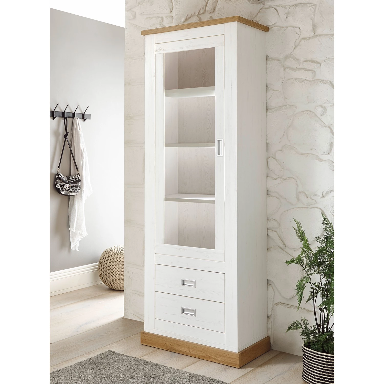 Ridgevalley Ensemble meubles TV Ollezy I (4 élém.) - Imitation pin blanc / Imitation chêne artisan 15 Ridgevalley Ensemble meubles TV Ollezy I (4 élém.) - Imitation pin blanc / Imitation chêne artisan – Image 13