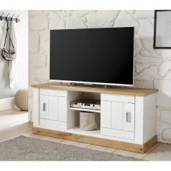 Ridgevalley Ensemble meubles TV Ollezy II (4 élém.) - Imitation pin blanc / Imitation chêne artisan 21 Ridgevalley Ensemble meubles TV Ollezy II (4 élém.) - Imitation pin blanc / Imitation chêne artisan -Meubles de salon Soldes 1000349814 220511 021 MOOD DETAILS P000000001000349814 mood