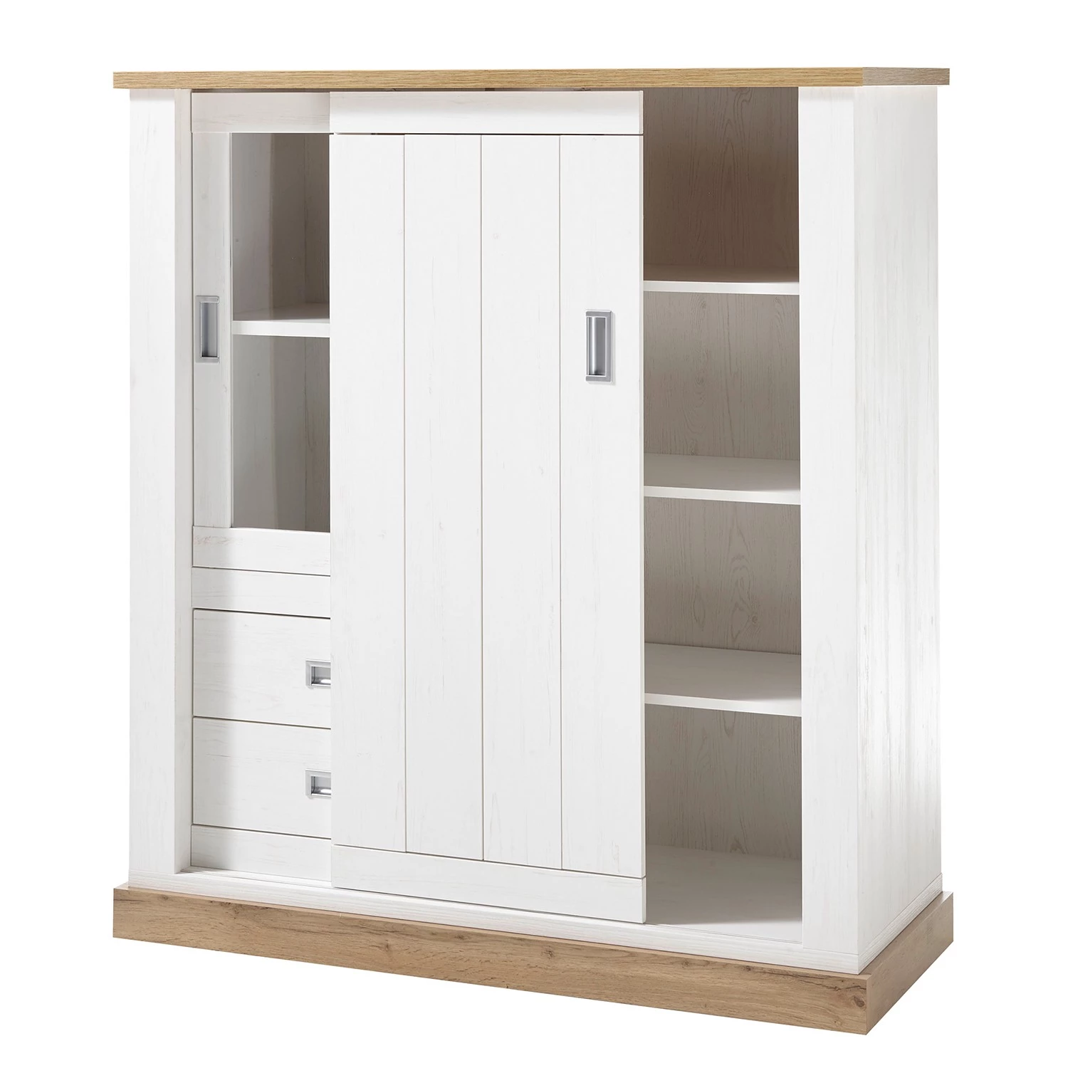 Ridgevalley Ensemble meubles TV Ollezy II (4 élém.) - Imitation pin blanc / Imitation chêne artisan 11 Ridgevalley Ensemble meubles TV Ollezy II (4 élém.) - Imitation pin blanc / Imitation chêne artisan – Image 9