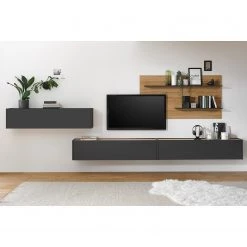 Norrwood Ensemble meubles TV Olon II (4 éléments) - Anthracite