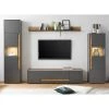 Norrwood Ensemble meubles TV Olon V (4 éléments) - Anthracite -Meubles de salon Soldes 1000350325 220517 011 MOOD IMAGE P000000001000350325 mood