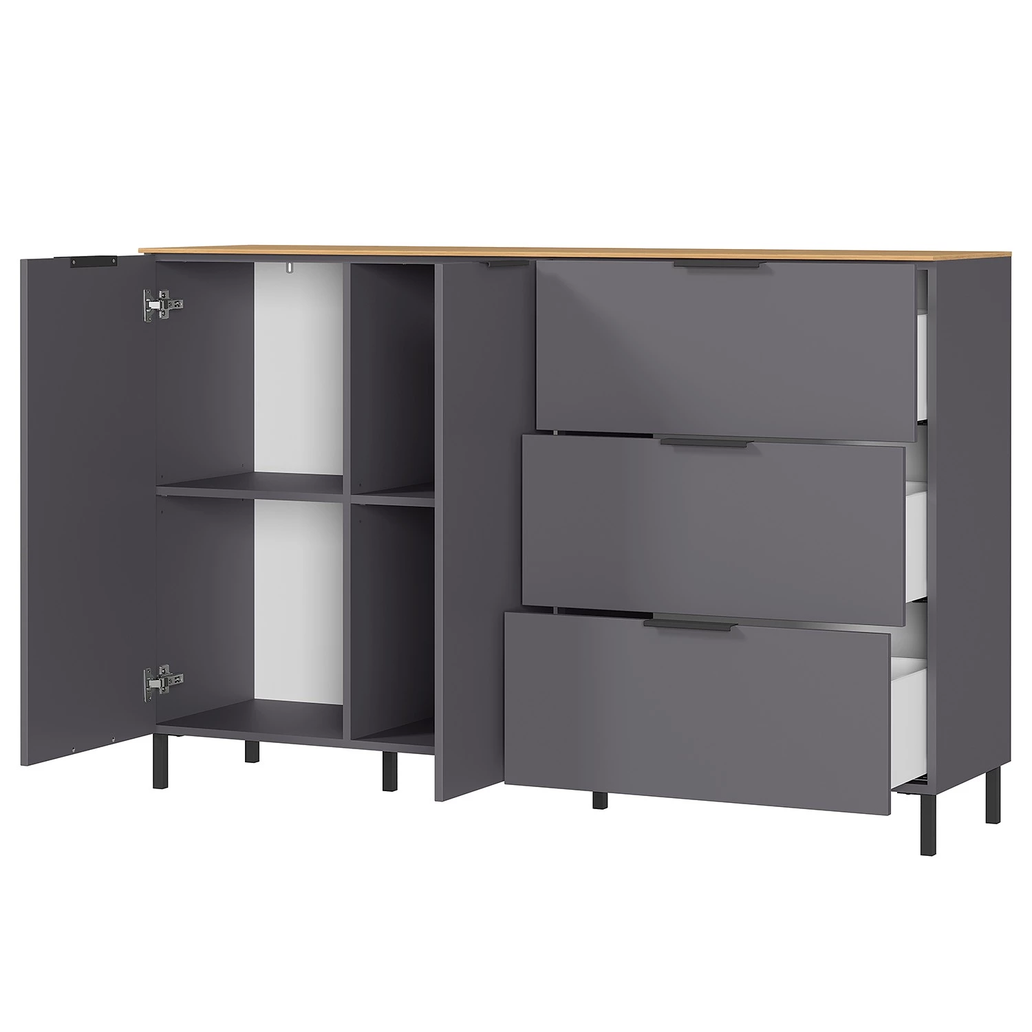 Germania Buffet California I - Graphite 8 Germania Buffet California I - Graphite – Image 6