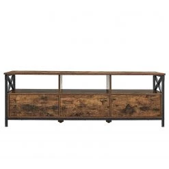 Red Living Meuble TV Molalla I - Marron / Noir -Meubles de salon Soldes 1000353405 220601 030 DETAILS P000000001000353405