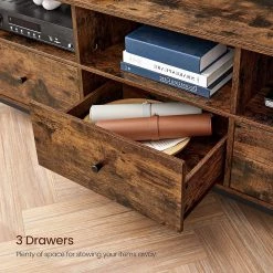 Red Living Meuble TV Molalla I - Marron / Noir -Meubles de salon Soldes 1000353405 220601 032 DETAILS P000000001000353405