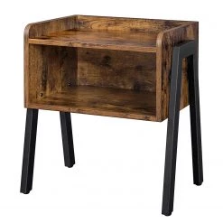 Red Living Bout de canapé Leesville III - Marron / Noir