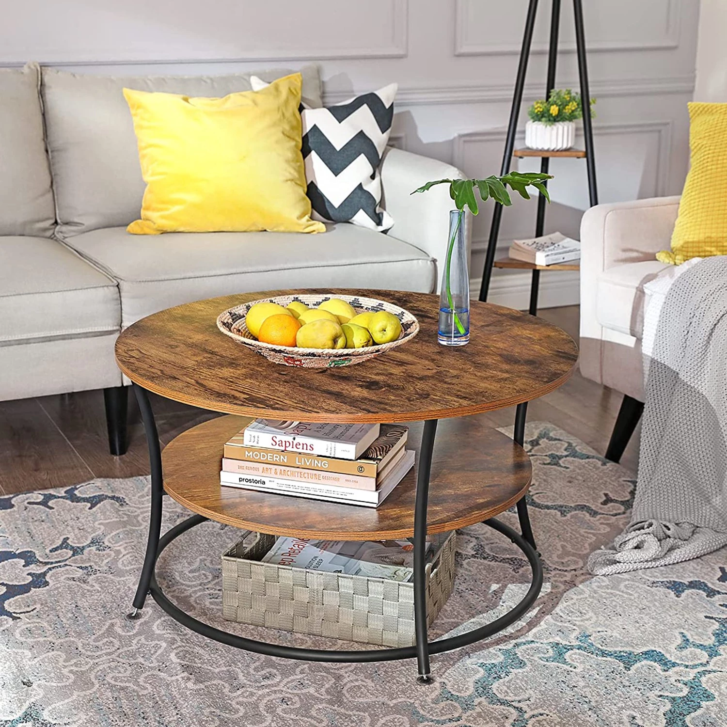 Red Living Table basse Raphine - Marron / Noir 4 Red Living Table basse Raphine - Marron / Noir – Image 2