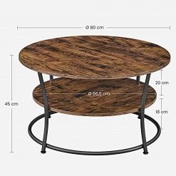 Red Living Table basse Raphine - Marron / Noir 13 Red Living Table basse Raphine - Marron / Noir -Meubles de salon Soldes 1000353413 220601 500 SKETCH DETAILS P000000001000353413 sketch