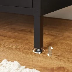 Red Living Buffet Ferris Wheel - Métal - Marron / Noir -Meubles de salon Soldes 1000353415 220601 031 DETAILS P000000001000353415