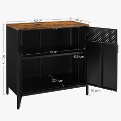 Red Living Buffet Ferris Wheel - Métal - Marron / Noir -Meubles de salon Soldes 1000353415 220601 500 SKETCH DETAILS P000000001000353415 sketch