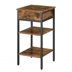 Red Living Bout de canapé Brillac II - Marron / Noir