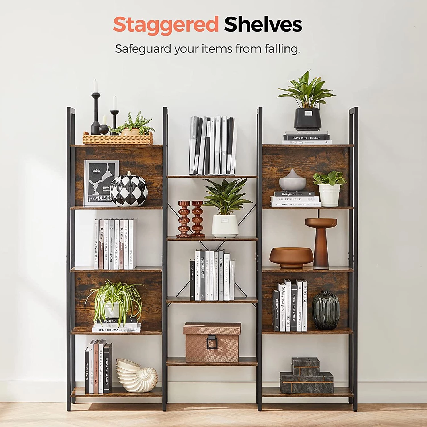 Red Living Étagère Leesville IV - Marron / Noir 10 Red Living Étagère Leesville IV - Marron / Noir – Image 8