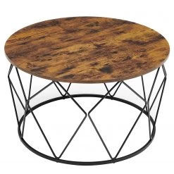 Red Living Table basse Tuxford I - Marron / Noir