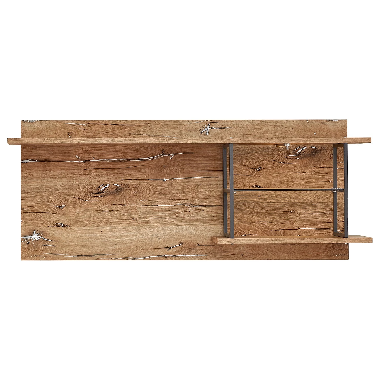 Red Living Étagère murale Sligo - Imitation chêne rustique argenté / Graphite 3 Red Living Étagère murale Sligo - Imitation chêne rustique argenté / Graphite