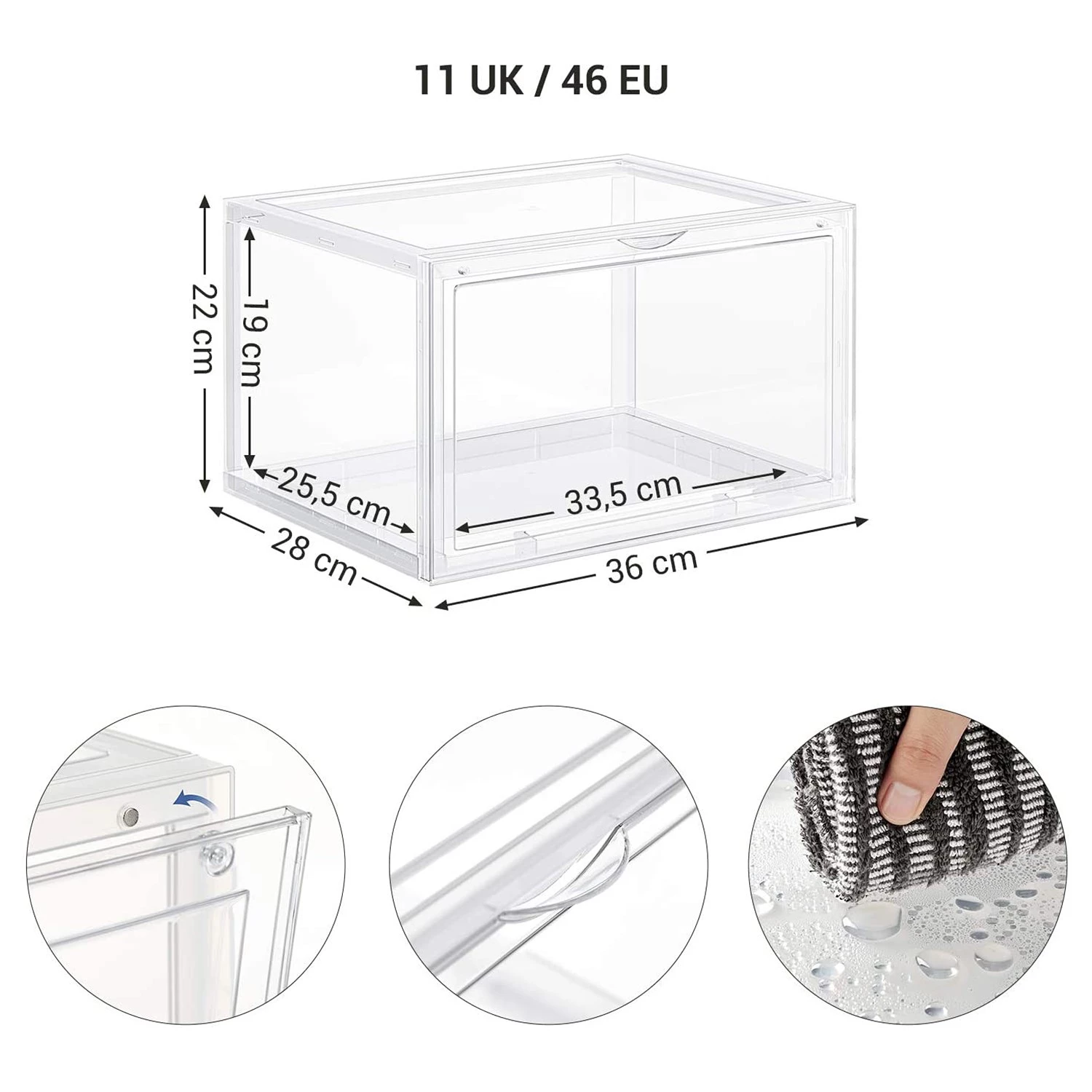 Loftscape Boîtes à chaussures Trets II - Transparent 10 Loftscape Boîtes à chaussures Trets II - Transparent – Image 8