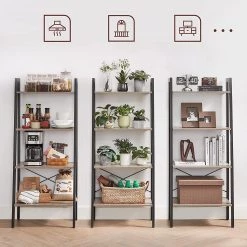 Red Living Étagère Leesville XII - Marron clair / Noir -Meubles de salon Soldes 1000355214 220601 034 DETAILS P000000001000355214