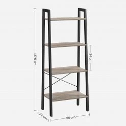 Red Living Étagère Leesville XII - Marron clair / Noir -Meubles de salon Soldes 1000355214 220601 500 SKETCH DETAILS P000000001000355214 sketch