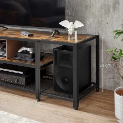 Red Living Banc TV Morristown III - Marron / Noir -Meubles de salon Soldes 1000355231 220601 032 DETAILS P000000001000355231