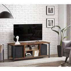 Red Living Banc TV Leesville - Marron / Noir -Meubles de salon Soldes 1000355232 220601 021 MOOD DETAILS P000000001000355232 mood