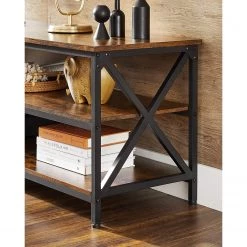 Red Living Banc TV Molalla - Marron / Noir 13 Red Living Banc TV Molalla - Marron / Noir -Meubles de salon Soldes 1000355236 220601 030 DETAILS P000000001000355236