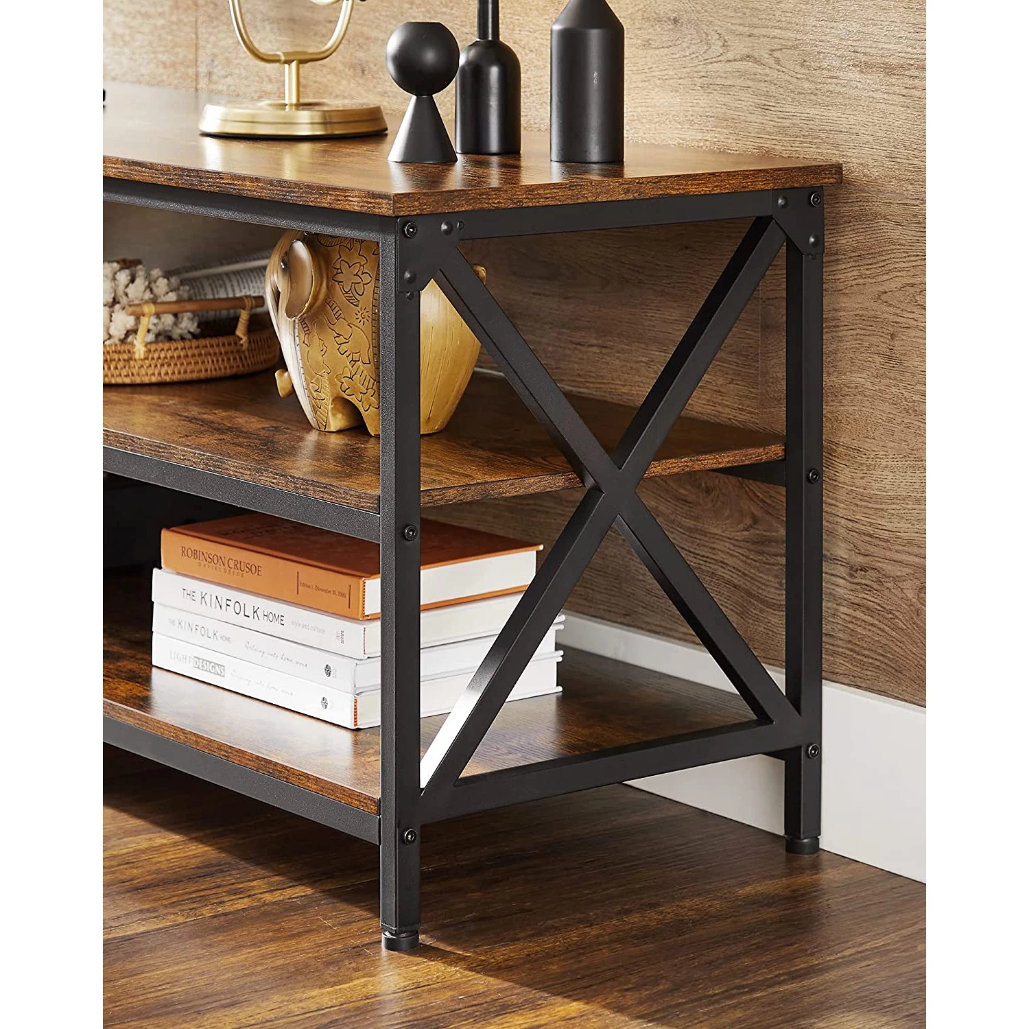 Red Living Banc TV Molalla - Marron / Noir 7 Red Living Banc TV Molalla - Marron / Noir – Image 5