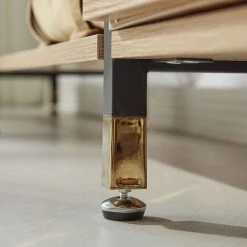 Red Living Étagère Ruoms III - Imitation acacia / Noir -Meubles de salon Soldes 1000355288 220603 033 DETAILS P000000001000355288