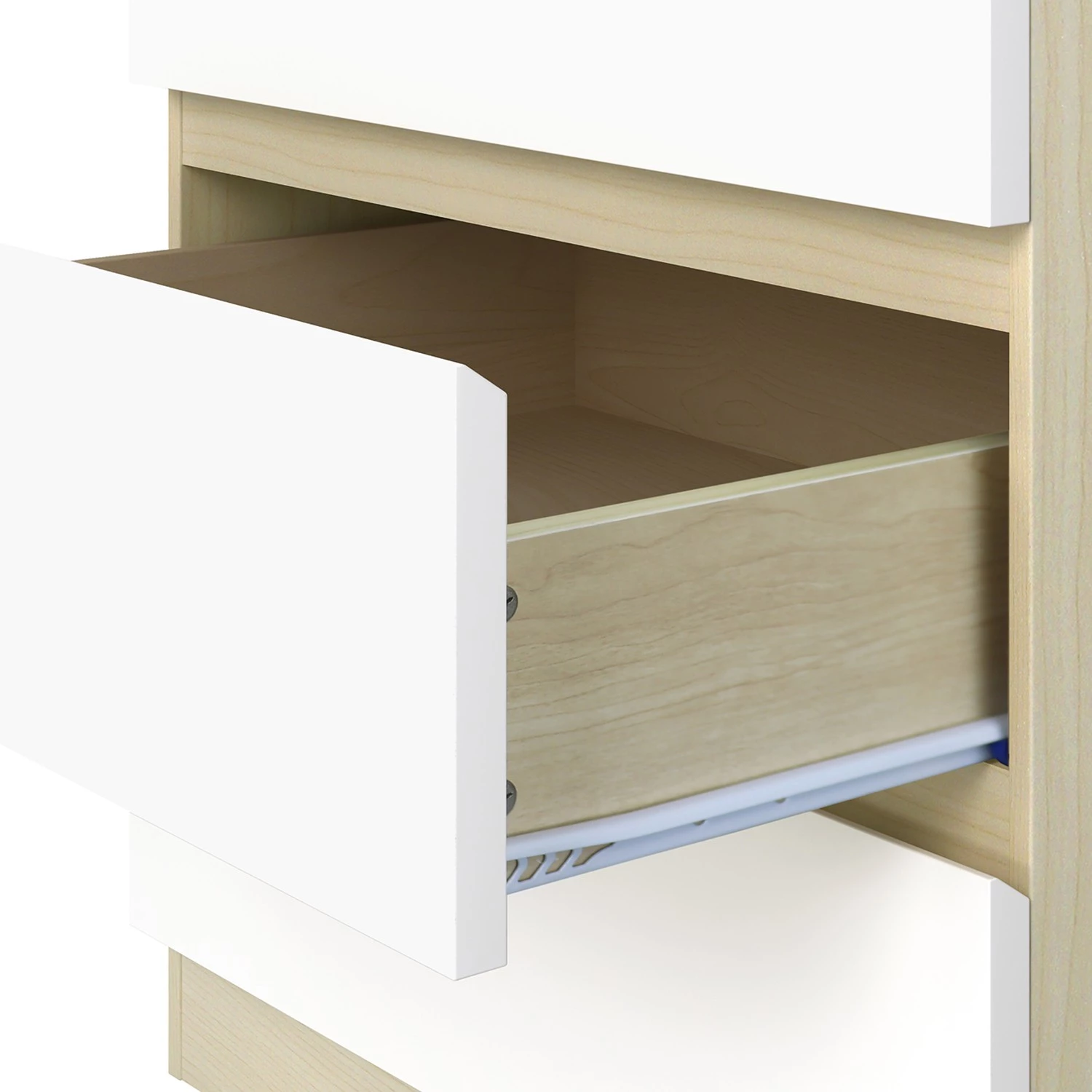 Norrwood Commode Splendid Night - Blanc brillant / Imitation chêne Sonoma 8 Norrwood Commode Splendid Night - Blanc brillant / Imitation chêne Sonoma – Image 6